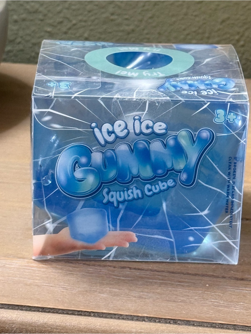 Ice Cube Squishy - Blue